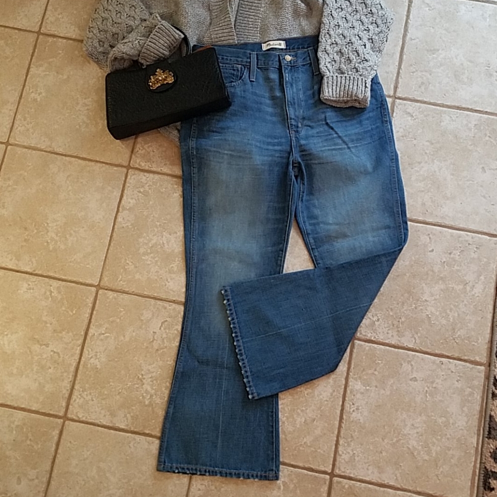 Madewell Rigid Flare Crops 31